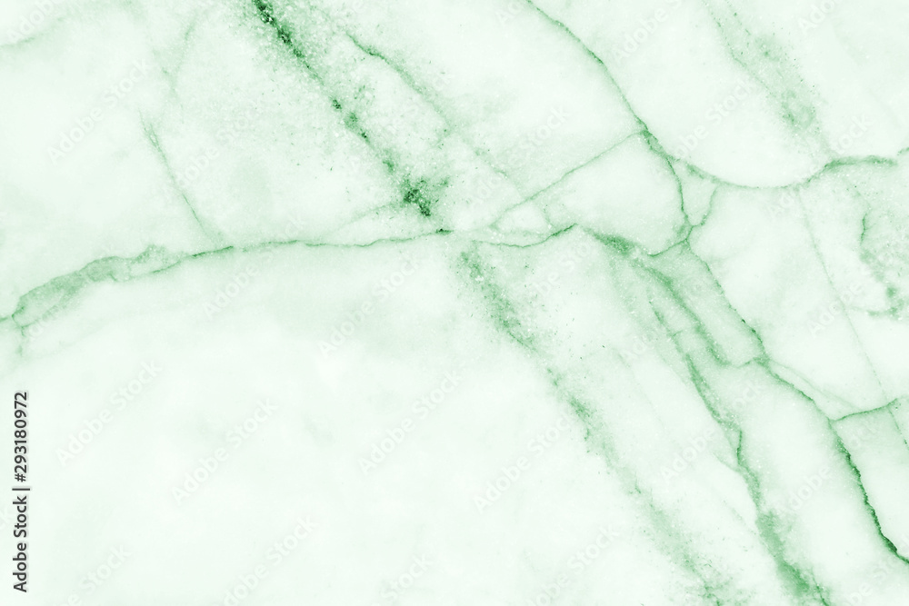Obraz premium Green marble pattern texture abstract background / texture surface of marble stone from nature / can be used for background or wallpaper / Closeup surface marble stone wall texture background.