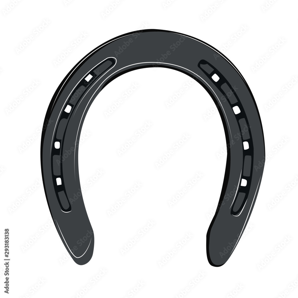 steel horseshoe vector illustration isolated steel horseshoe vector illustration isolated