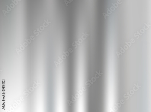 Gradient background. The texture of the silver metal. Vector illustration