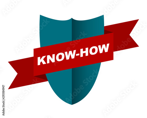 red vector banner know how