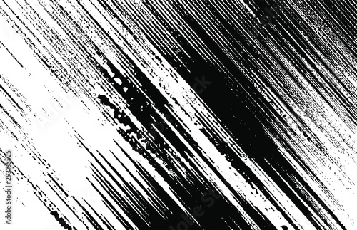 Glitch effect. Linear texture. Parallel and intersecting lines in abstract pattern. Abstract textured effect. Black isolated on white background. Vector illustration. EPS10.