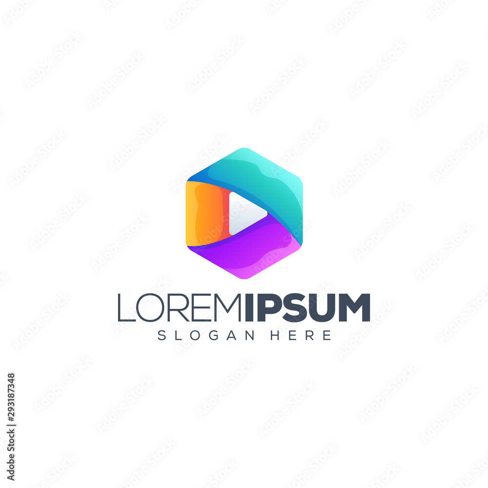 play logo design vector illustration play logo design vector illustration