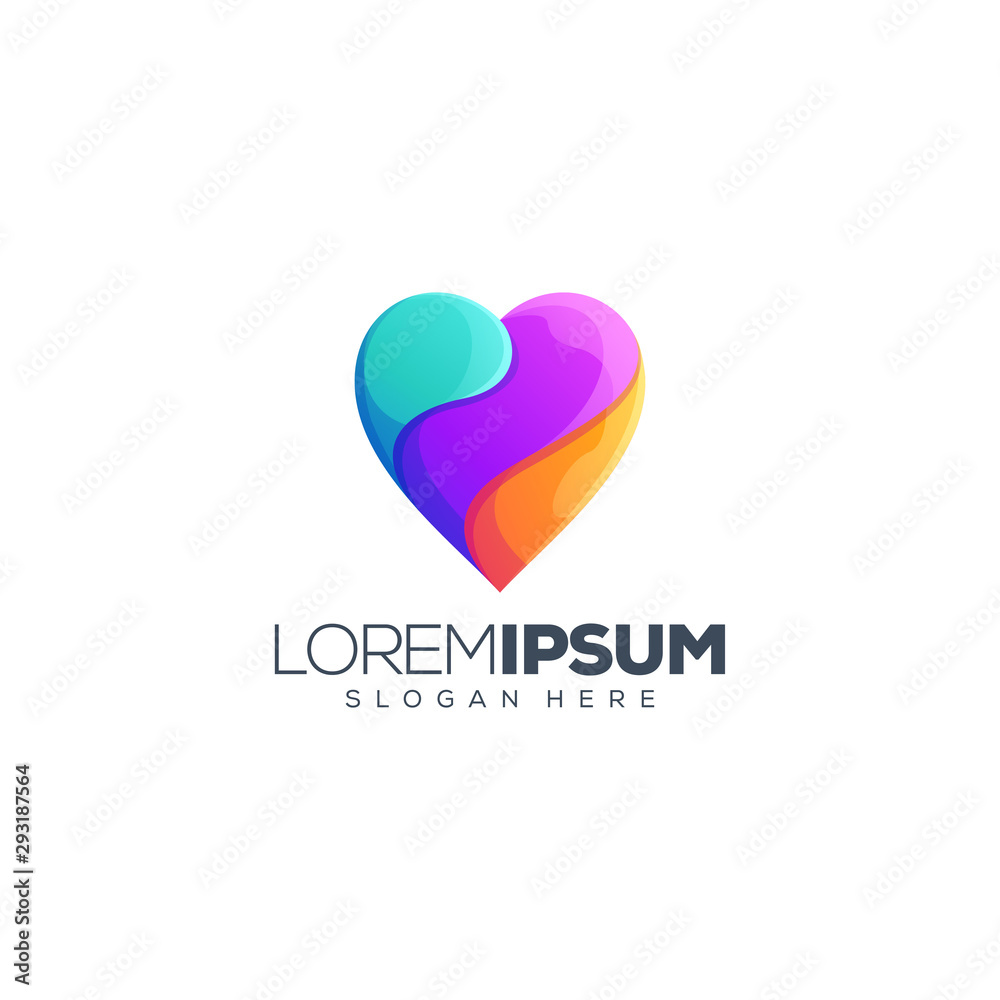 love logo design vector illustration
