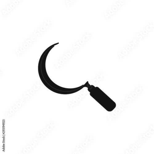 sickle icon. Element of farm for mobile concept and web apps. Icon for website design and development, app development. Premium icon