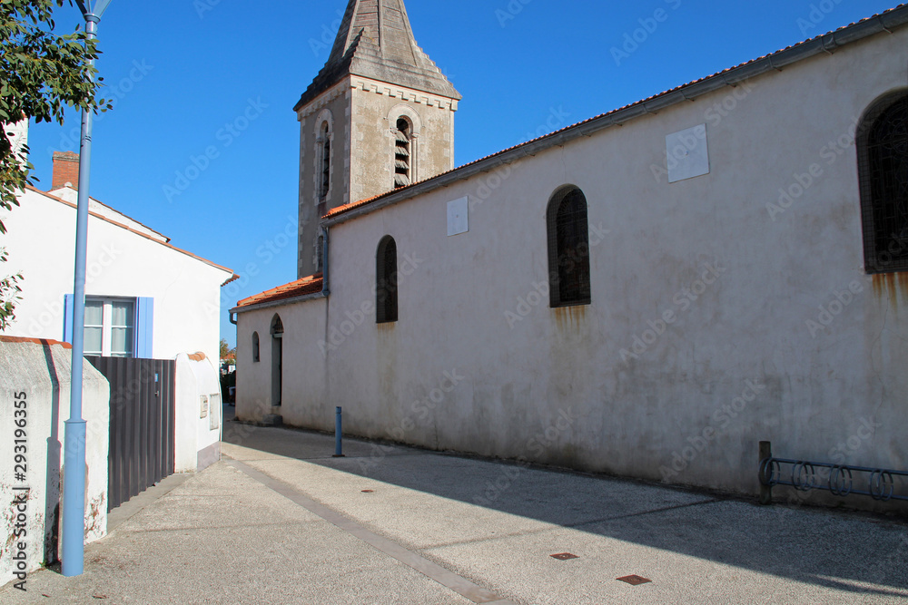 Saint-Jean-Baptiste church in L'Epine (Noirmoutier island - France)