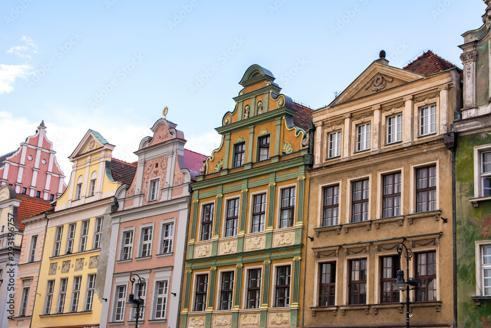 Beautiful old houses, Gdansk (Gdańsk) Old Town, Poland