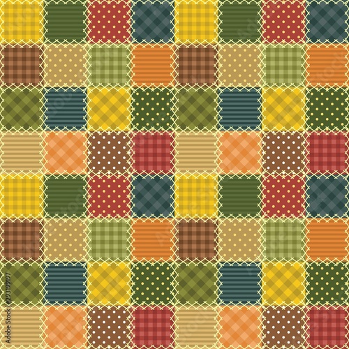 patchwork background with different patterns	