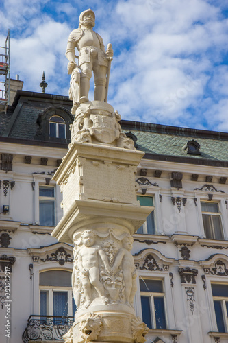 Roland fountain sculpture in Bratislava © Vladislav Gajic