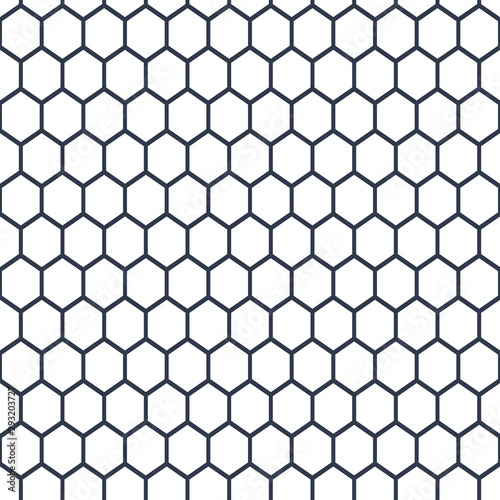 Geometric hexagon seamless pattern vector