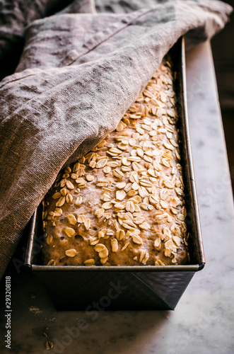 Honey Oat Bread Second Rise photo