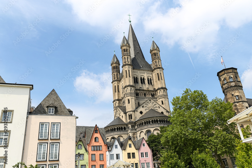 Great Saint Martin Church in Cologne, Germany Great Saint Martin Church in Cologne, Germany