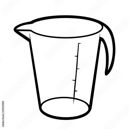 Coloring book, Measuring cup