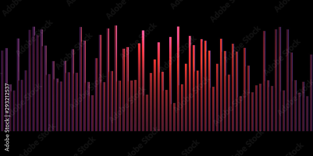 Music abstract background with red dynamic waves. Sound waves template. music equalizer. 3d rendering Music abstract background with red dynamic waves. Sound waves template. music equalizer. 3d rendering