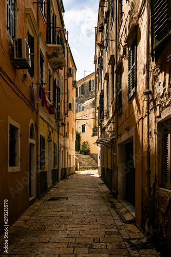 Alley in Old Town Corfu