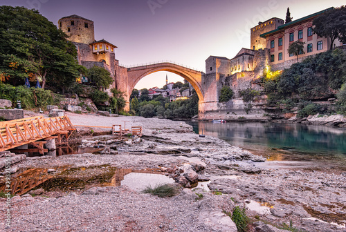 Mostar Bridge in the morning