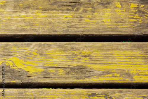 Wallpaper Mural background of horizontal wooden boards yellow Torontodigital.ca