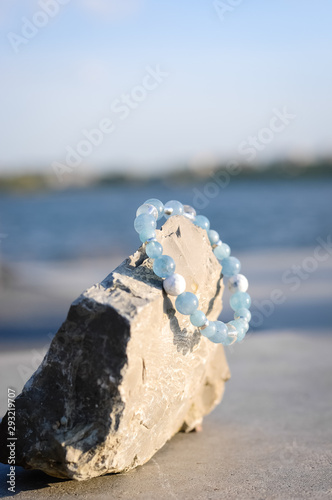 Natural stone bracelet,hand made jewerly