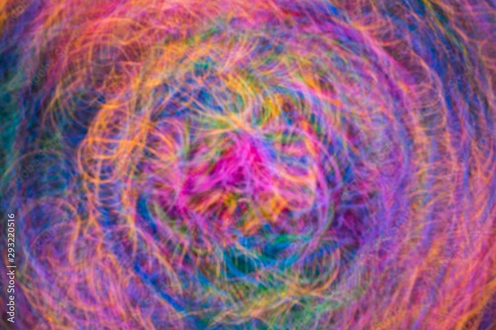 Fototapeta premium abstract circular colored lines motion blurred