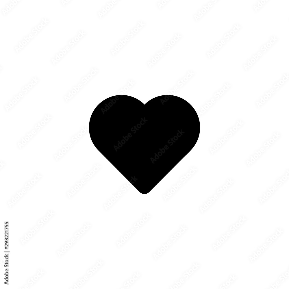 Love icon. Social media like button