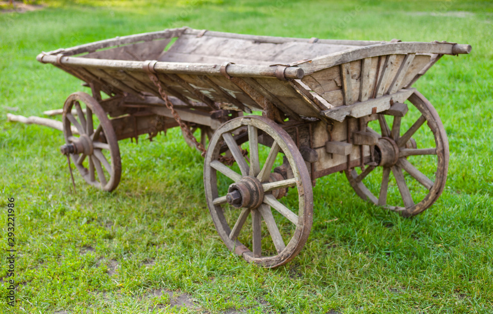 Old wooden cart