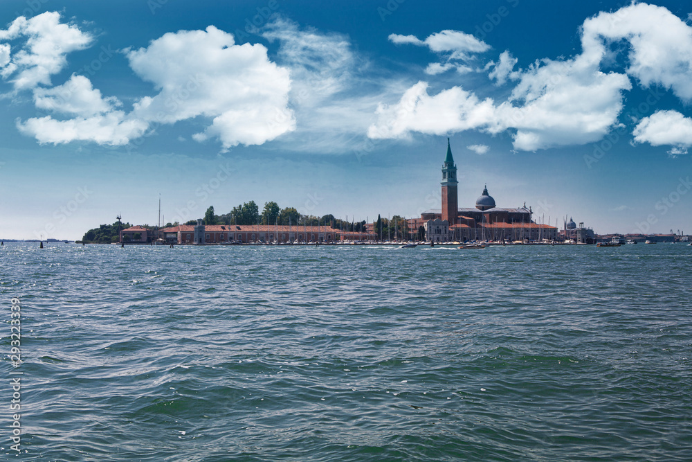 View of the island of Giudecca in Venice