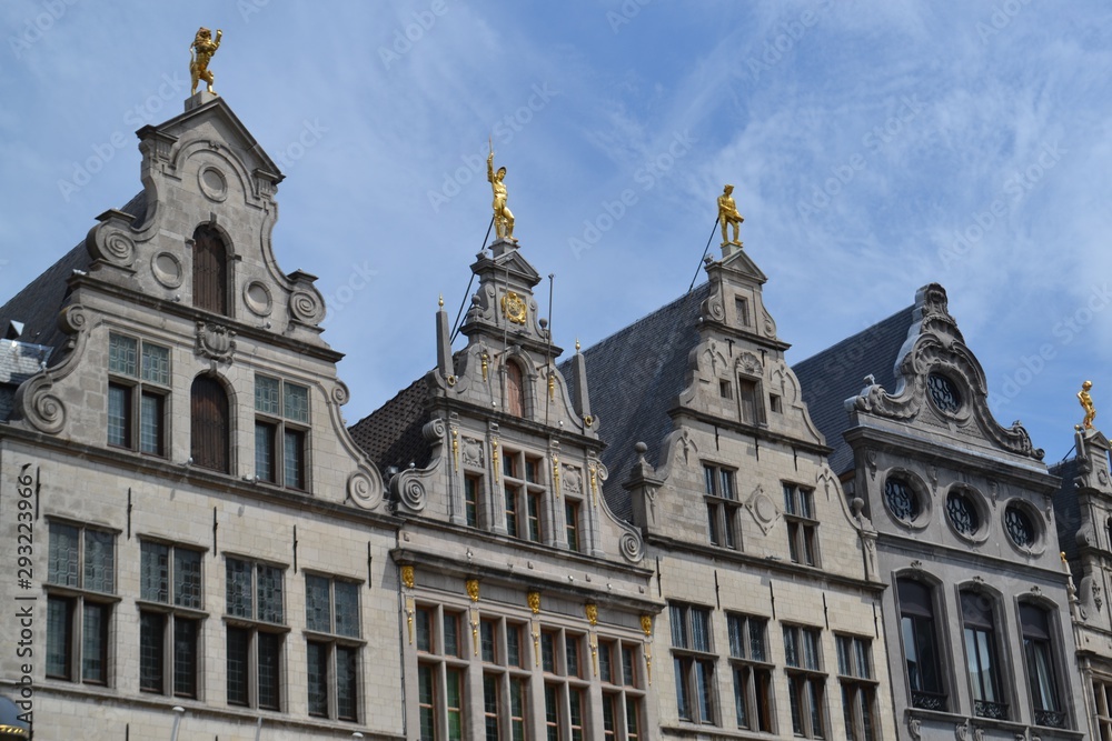 Traditional architecture from Anvers, Belgium