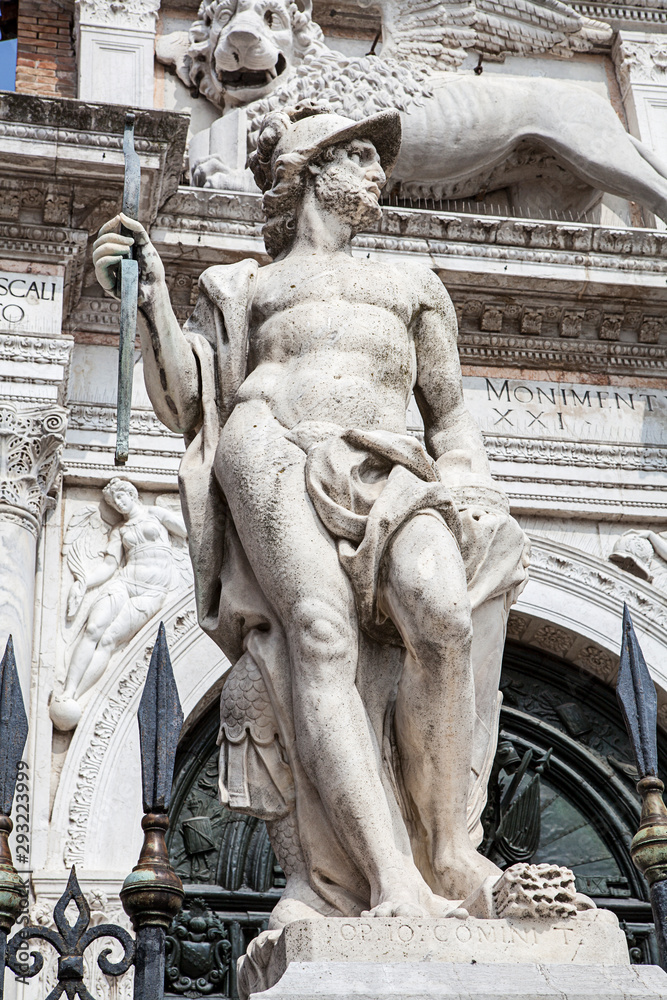 Sculptures adorning the city of Venice, Italy Sculptures adorning the city of Venice, Italy