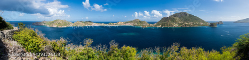 Guadeloupe - Panorama des Saintes depuis l   let    Cabrit
