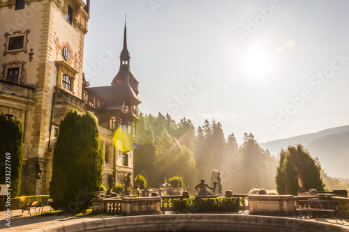 Peles Castle, Sinaia, Transilvania, Romania photo