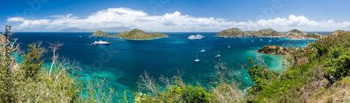 Guadeloupe - Panorama de Basse-Terre depuis Les Saintes photo