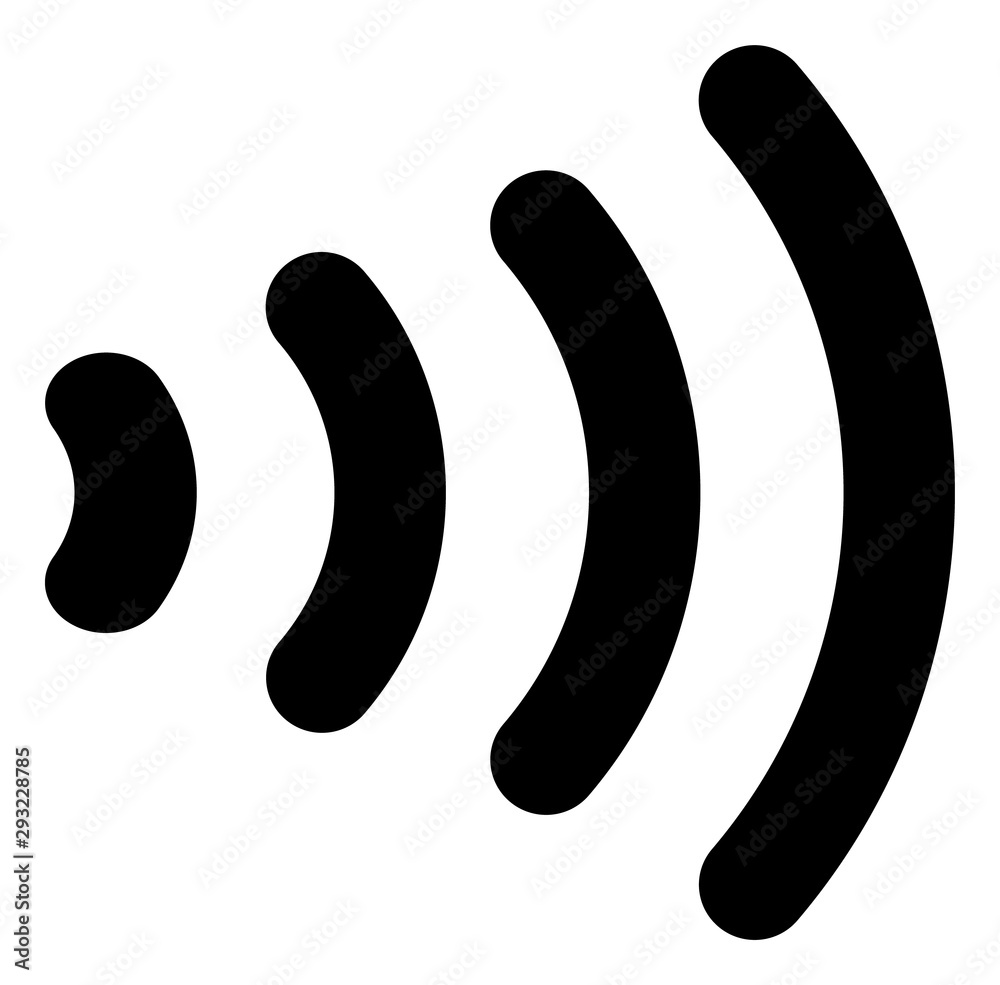 Vector wireless flat icon. Vector pictogram style is a flat symbol wireless icon on a white background. Vector wireless flat icon. Vector pictogram style is a flat symbol wireless icon on a white background.