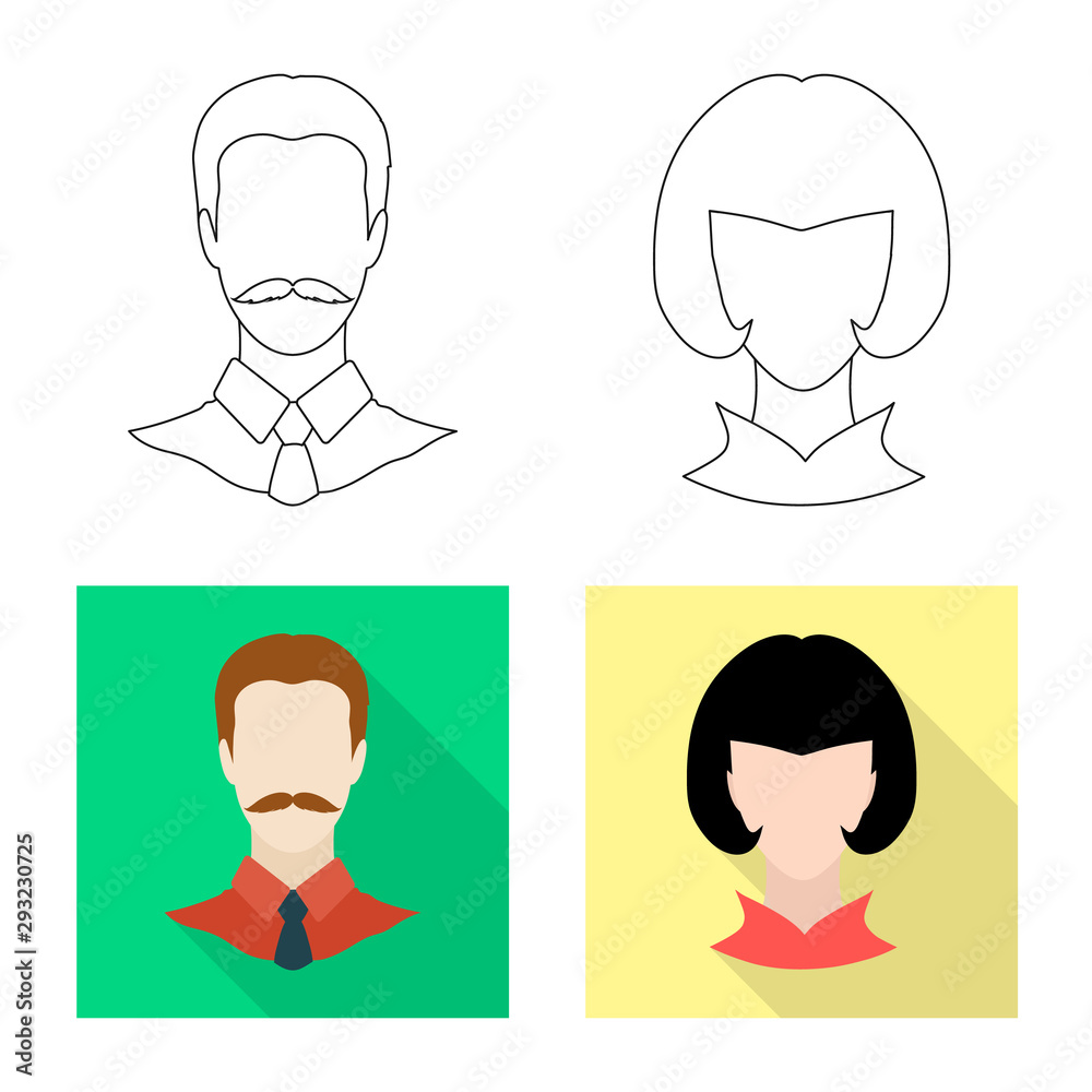 Isolated object of professional and photo icon. Set of professional and profile stock symbol for web. Isolated object of professional and photo icon. Set of professional and profile stock symbol for web.