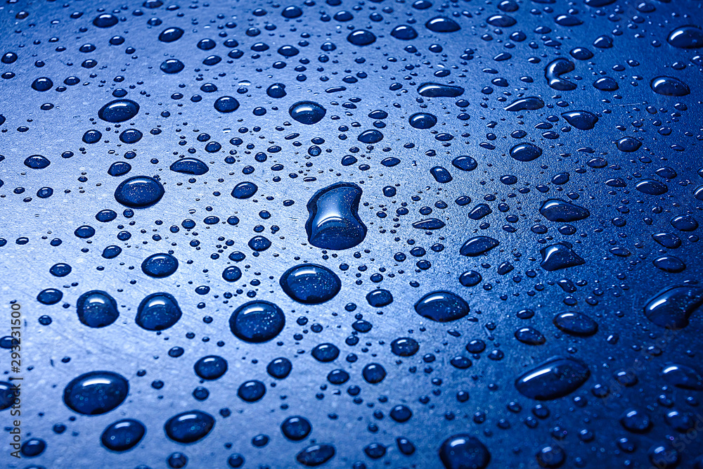 TEXTURE OF WATER DROPS ON METAL 3. GRAPHIC RESOURCE FOR FUND