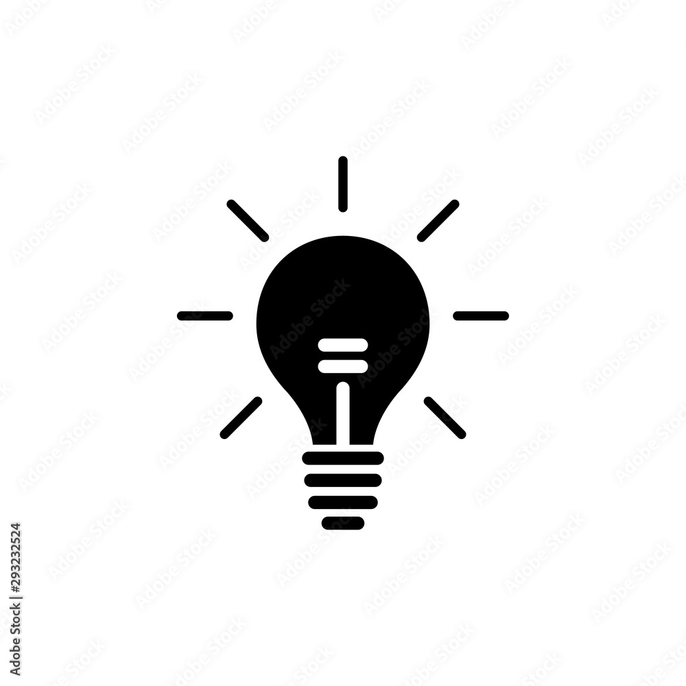 bulb lamp icon