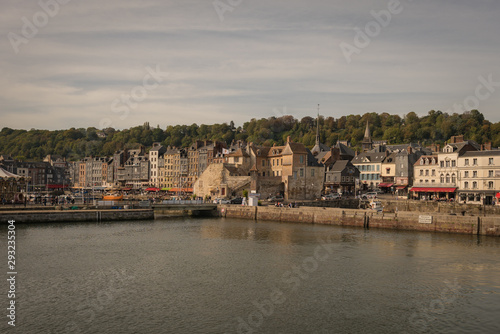 Honfleur. Tourist, historical and port city of France on the ocean.