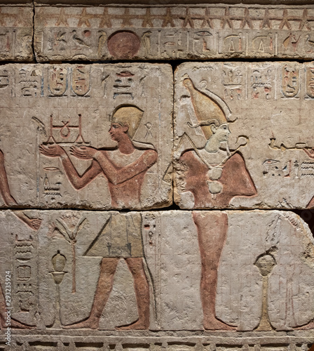 Ägyptische Reliefs