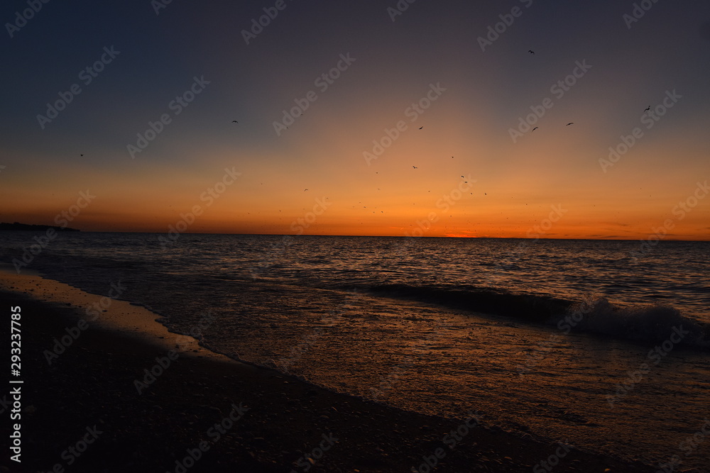 Lake Erie Sunset - Mentor Headlands