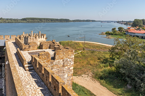 Ruins of Fortressr in town of Smederevo, Serbia photo