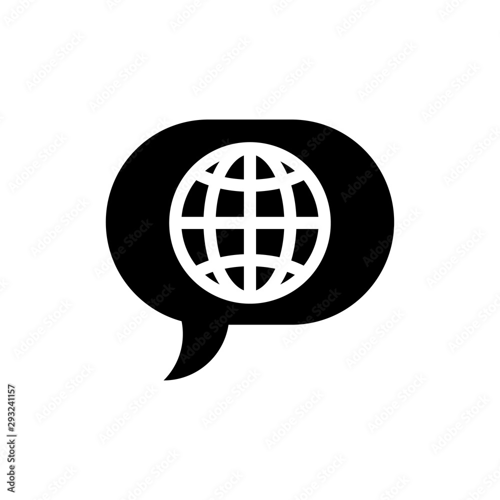 translator icon trendy translator icon trendy