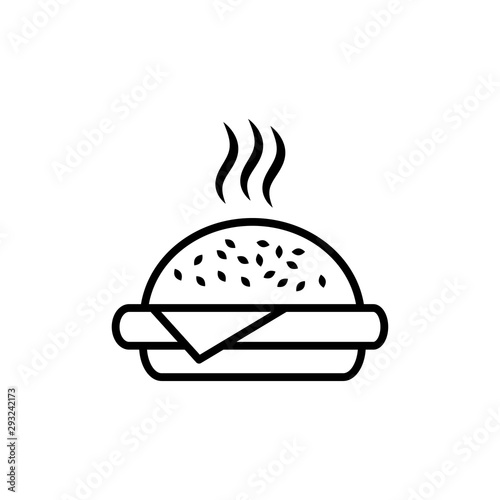 burger icon trendy