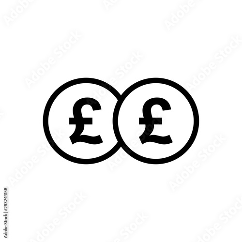 money icon : pound sterling