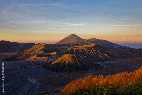 Java  Indonesia - July 27  2019  Mount Bromo  is an active volcano and part of the Tengger massif  in East Java  Indonesia