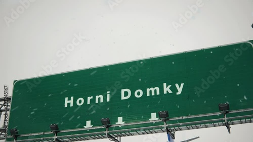Airplane Landing Horni Domky in Christmas photo