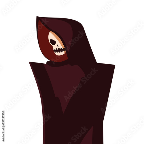 Halloween death vector design icon