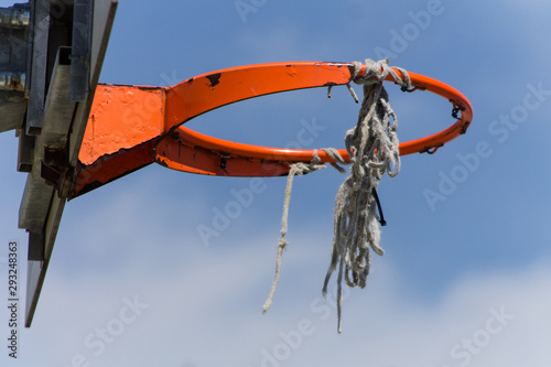 Throw your ball to the target or simply play basketball
