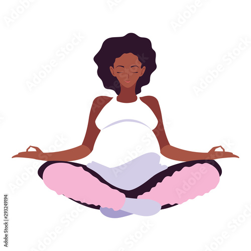 Isolated pregnant woman design icon