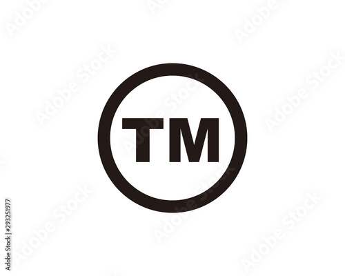 Trade mark icon symbol vector