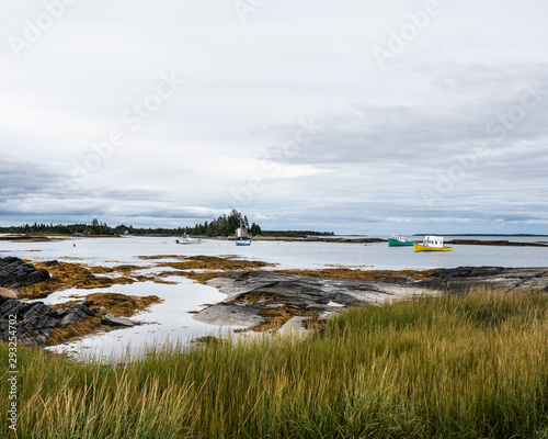 Breathtaking view on the beautiful Blue rocks Nova scotia