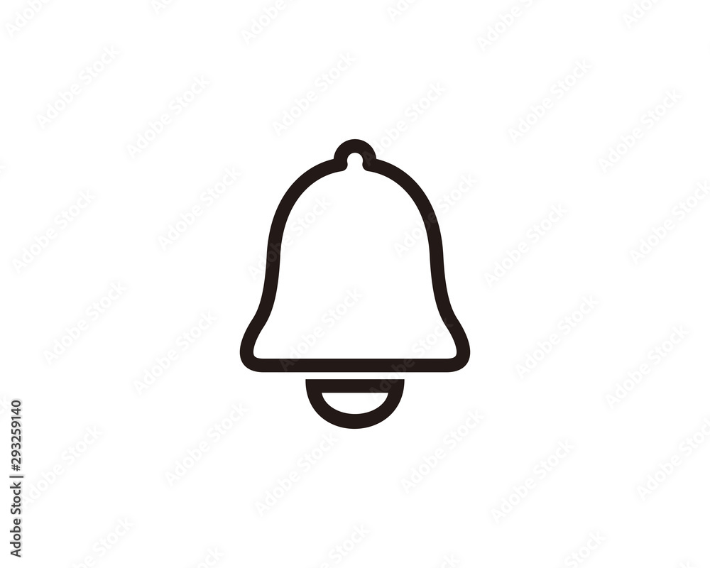 Alarm bell notification icon symbol vector Alarm bell notification icon symbol vector