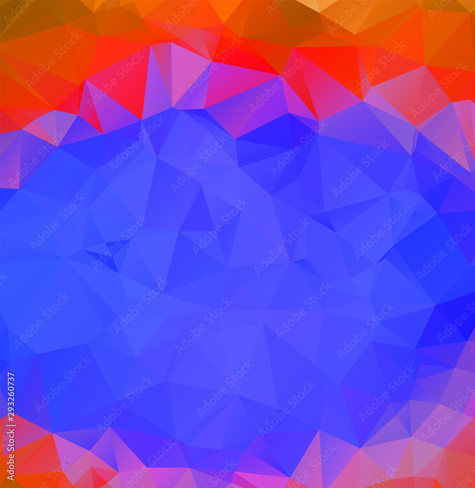 Obraz premium Abstract multicolor purple and blue background. Vector polygonal design illustrator